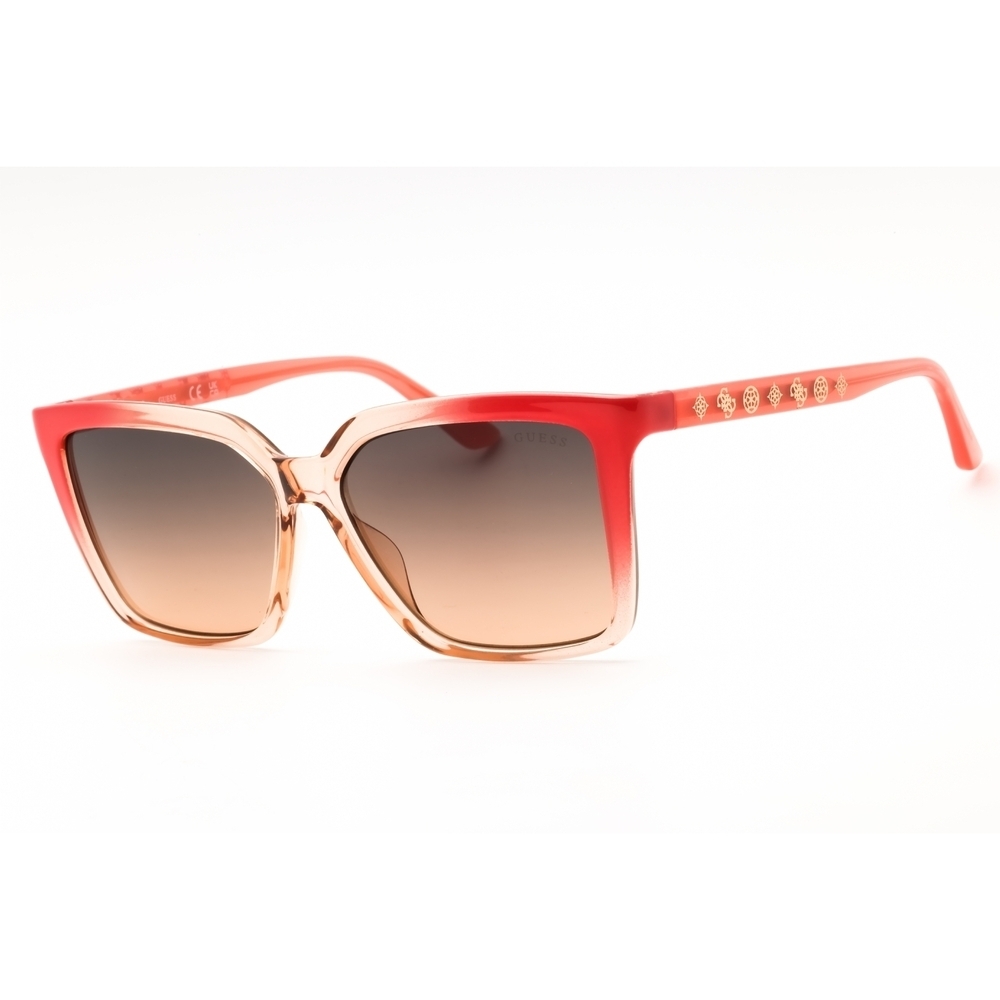NWT Guess GU00099-74B Pink Rectangle 55mm Sunglasses